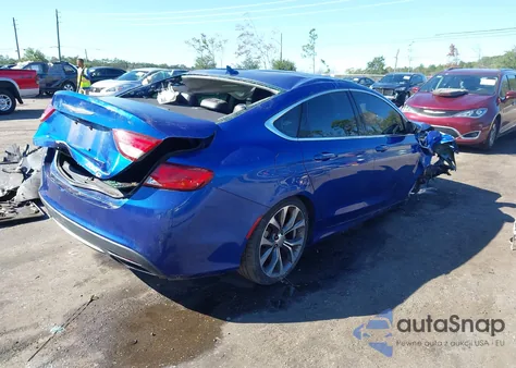 2015 Chrysler 200 C z USA, uszkodzony, nr VIN 1C3CCCCG6FN648165